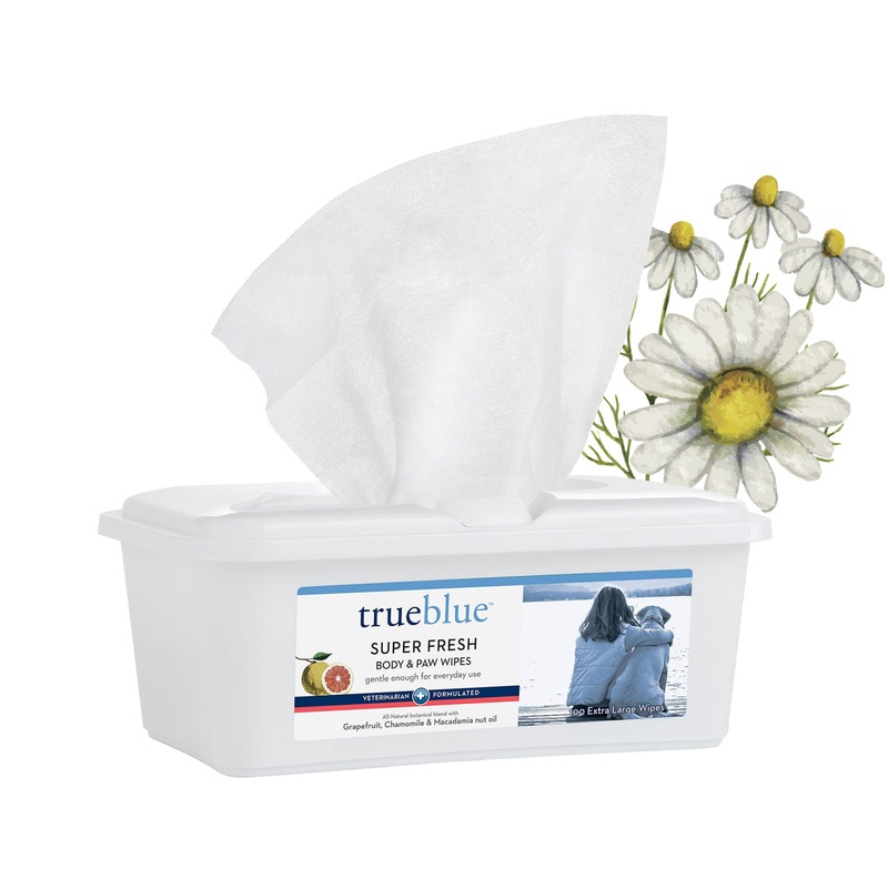 True Blue Dog Body & Paw Wipes