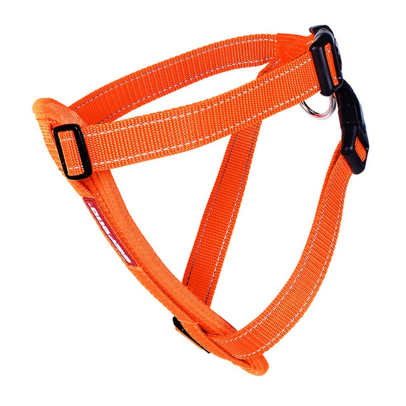 EzyDog Chest Plate Dog Harness Orange Medium