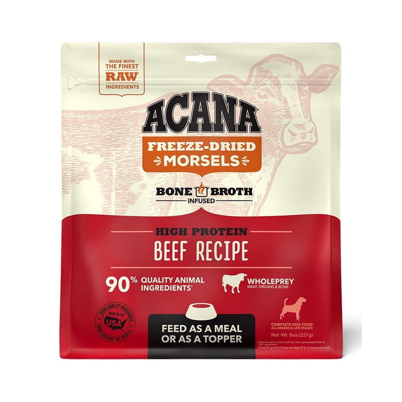 Acana Freeze-Dried Dog Food - Ranch Raised Beef Morsels 8oz