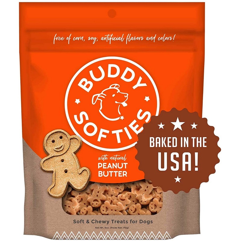 Buddy Biscuits Peanut Butter Soft & Chewy Dog Treats 6oz