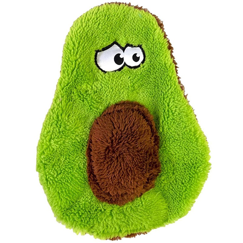 Cycle Dog Duraplush Avocado Unstuffed Dog Toy