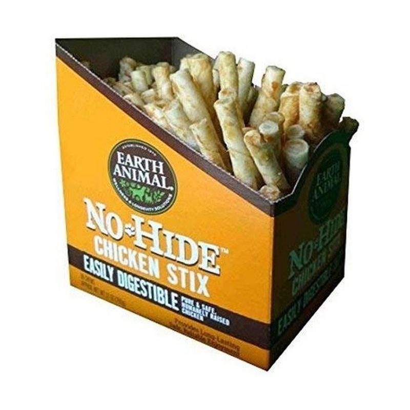 Earth Animal No Hide Chicken Stix 90Ct Display