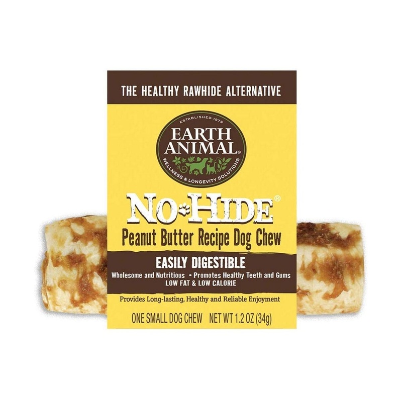Earth Animal No Hide Peanut Butter Chew 4"