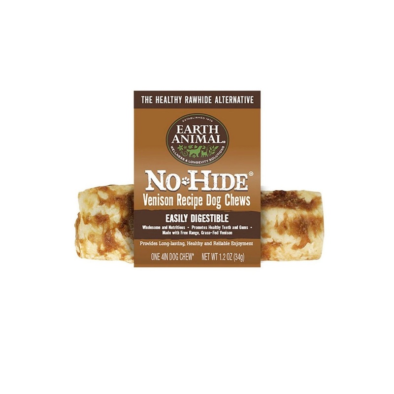 Earth Animal No Hide Venison Chew 4"