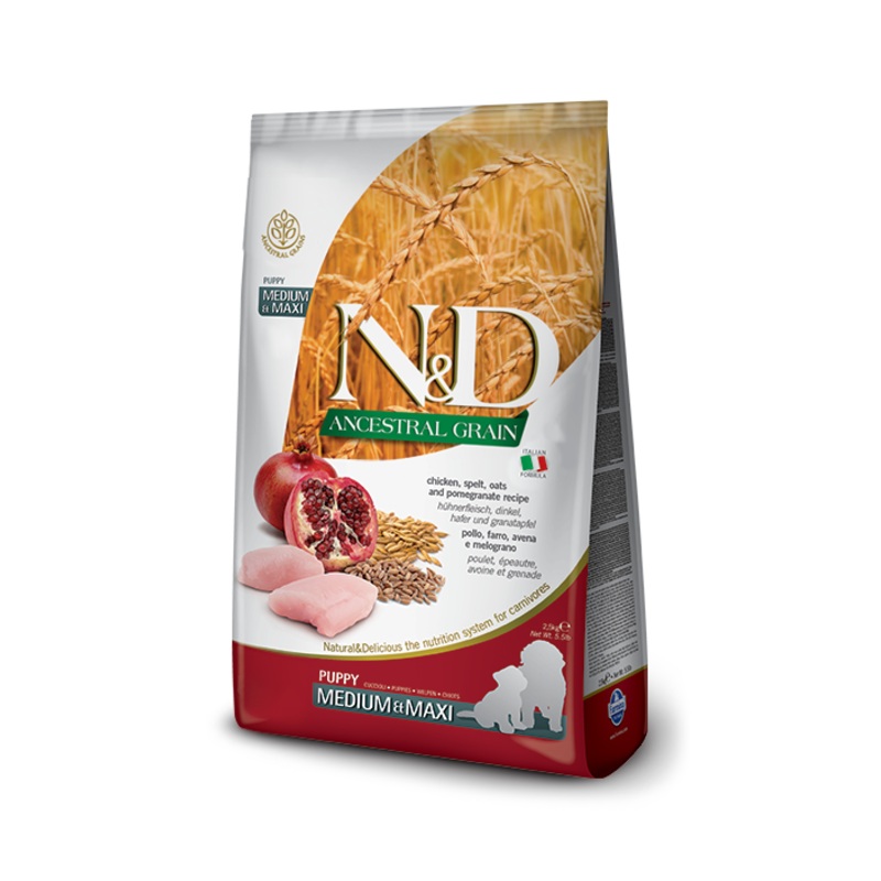 Farmina Ancestral Grain Chicken & Pomegranate Puppy Medium & Maxi Dog Food 26lb
