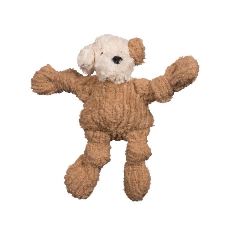 HuggleHounds Lulu The Mutt Knotties Dog Toy 15"