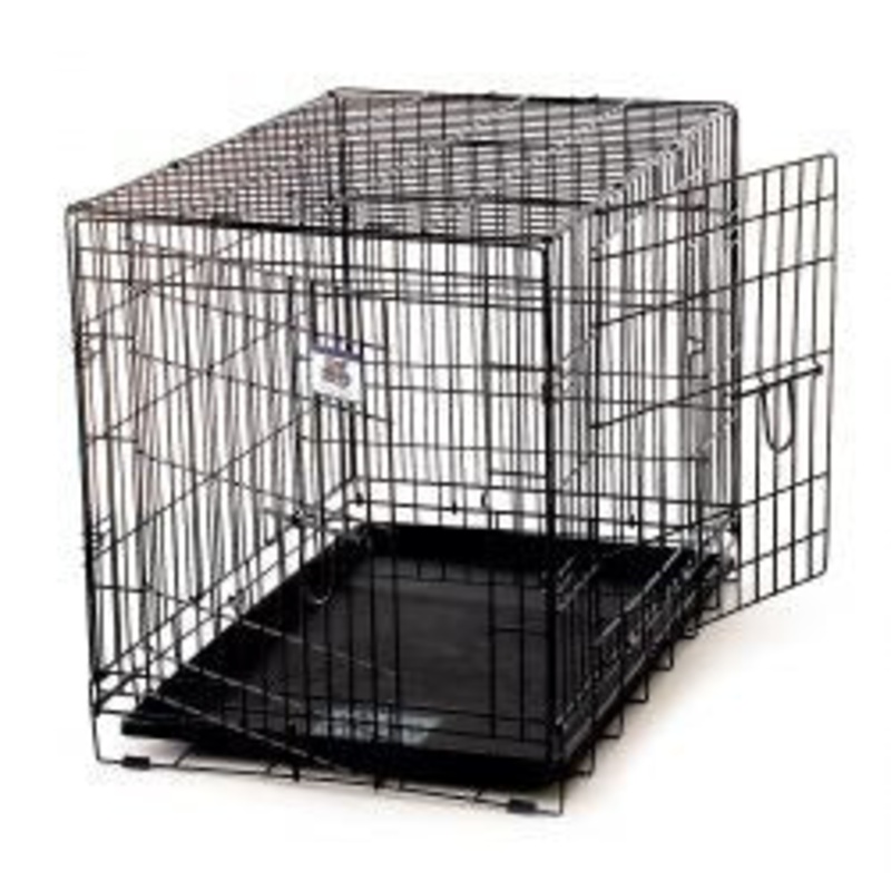 Pet Lodge Medium Wire Double Door Crate