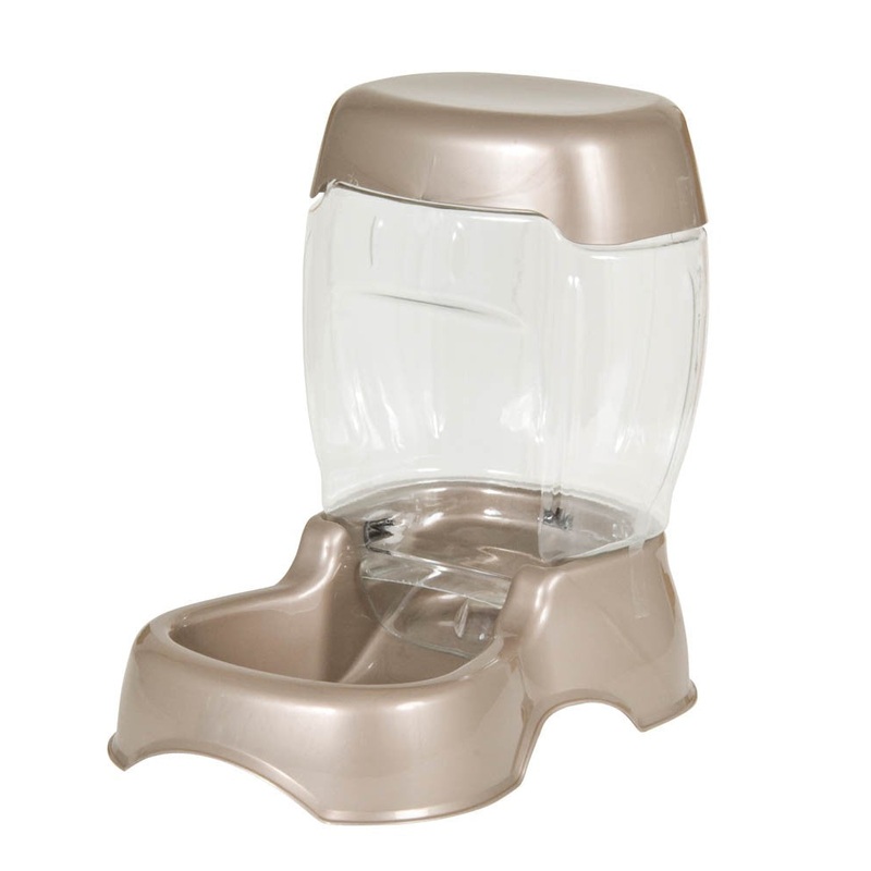 Petmate Cafe Feeder Pearl Tan 6lb