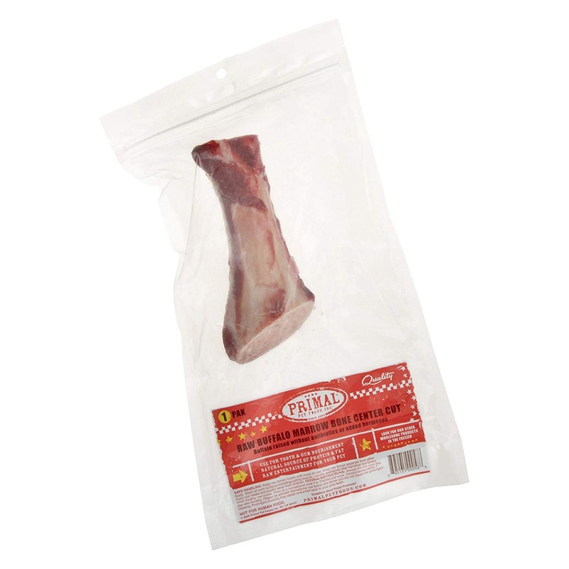 Primal Raw Recreational Bones Buffalo Marrow Raw Frozen Dog Treat 1pk