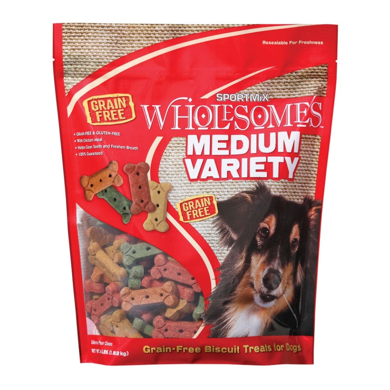 Sportmix Wholesomes Golden Dog Biscuit Treats Medium 20lb