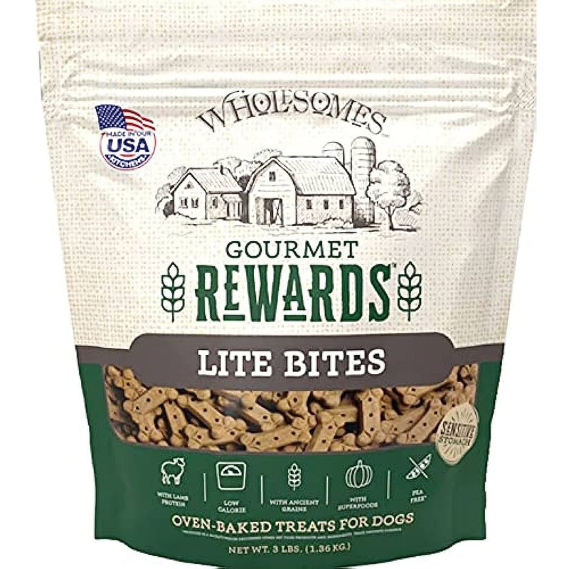 Sportmix Wholesomes Lite Bites Biscuit Dog Treats 20lb