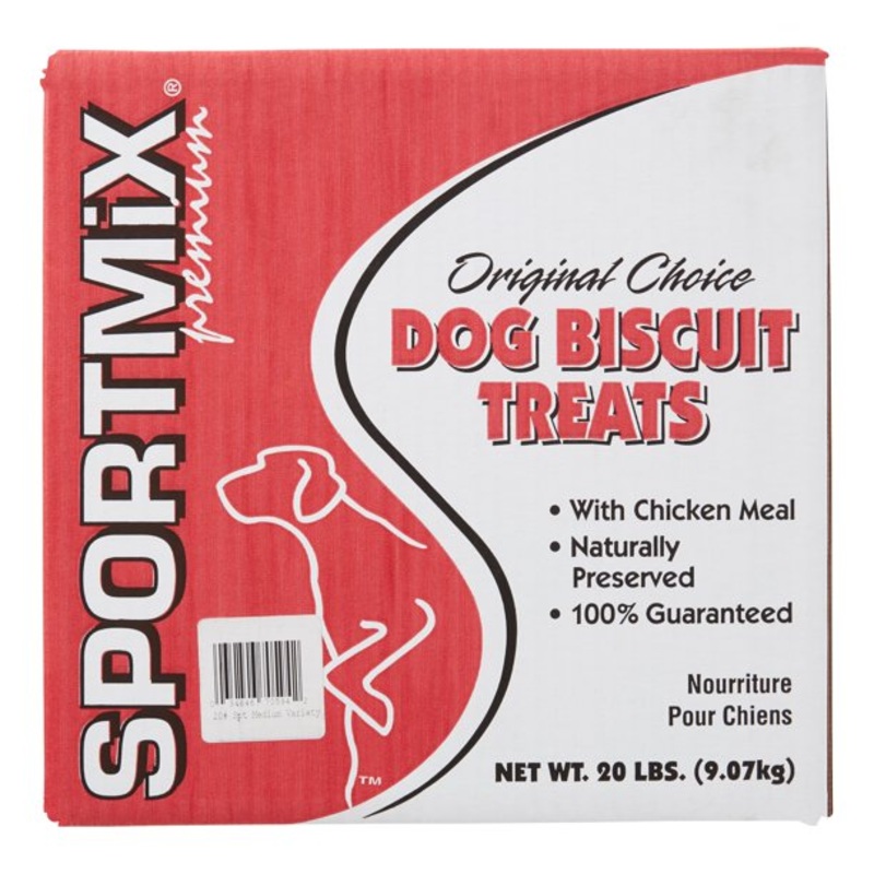 Sportmix Wholesomes Rewards Variety Medium Dog Biscuit Treats 20lb