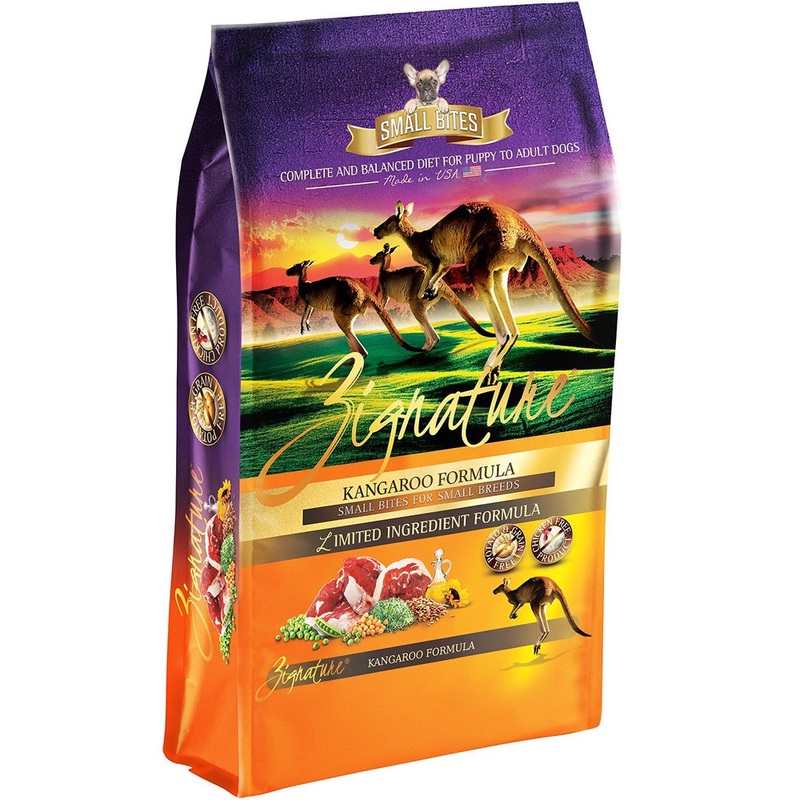 Zignature Kangaroo Small Bites Dry Dog Food 12.5lb