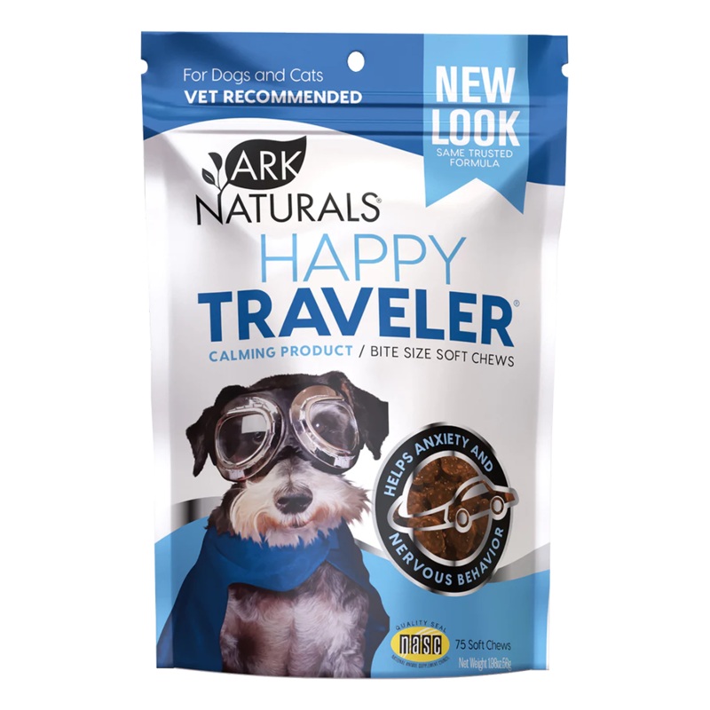 Ark Naturals Happy Traveler Soft Chews for Dogs & Cats 1.98oz