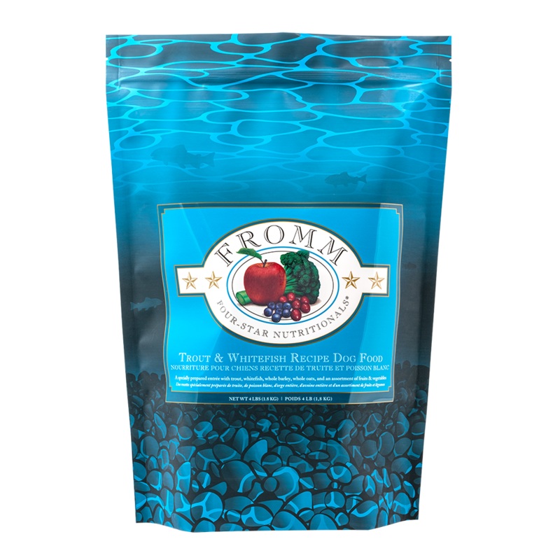 Fromm Four Star Trout & Whitefish Dry Dog Food 4lb