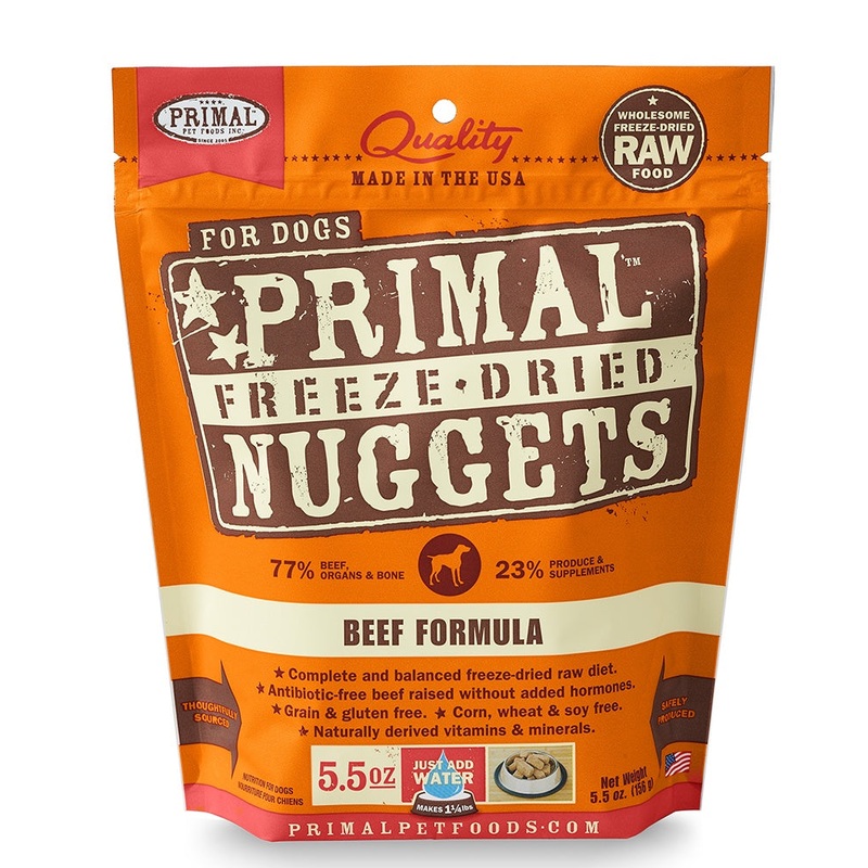 Primal Dog Freeze-Dried Beef Nuggets 5.5oz