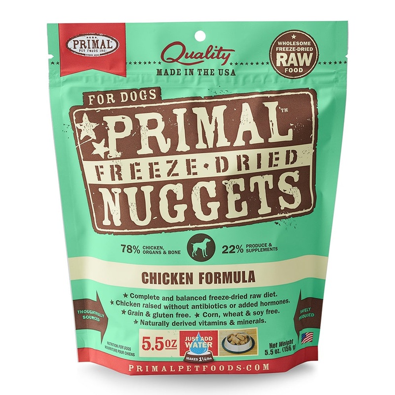 Primal Dog Freeze-Dried Chicken Nuggets 5.5oz