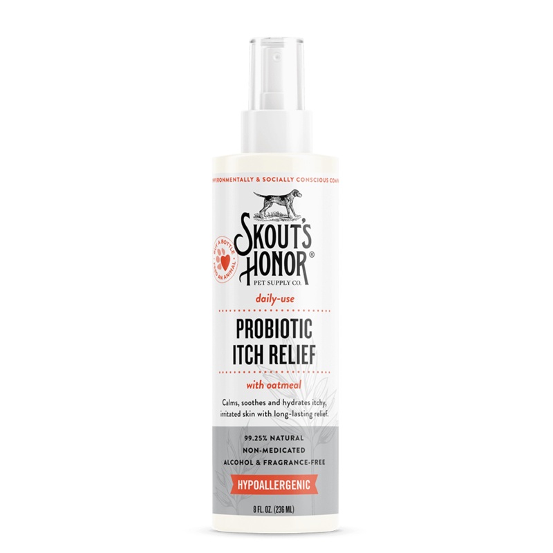 Skout's Honor Probiotic Itch Relief Spray for Dogs & Cats 8oz