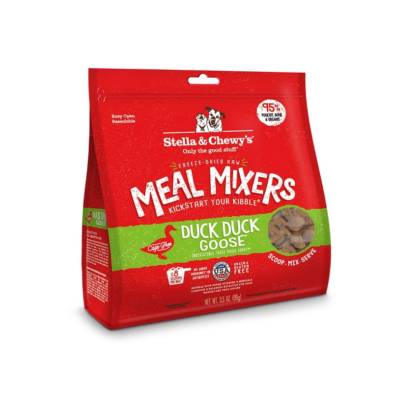 Stella & Chewy's Freeze-Dried Duck Goose Meal Mixers for Dogs 3.5oz