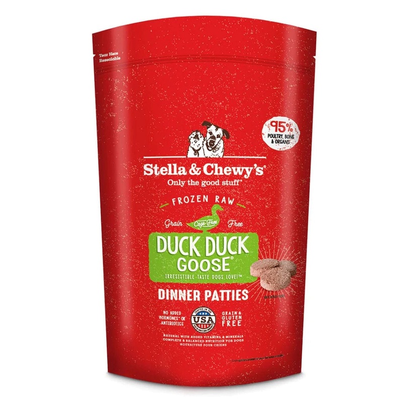 Stella & Chewy's Frozen Duck Dinner Patties for Dogs 6lb