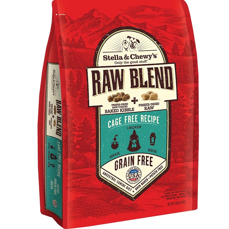 Stella & Chewy's Raw Blend Cage-Free Kibble for Dogs 10lb