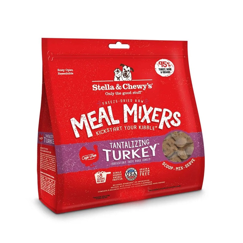 Stella & Chewys Freeze-Dried Turkey Meal Mixers for Dogs 3.5oz