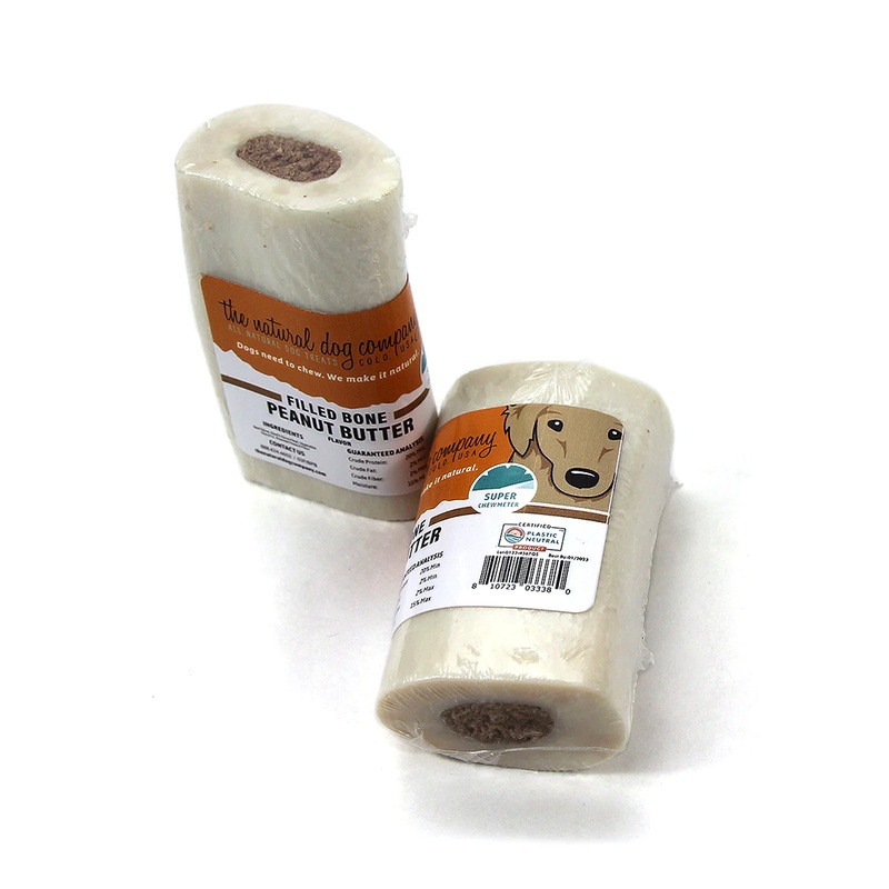 Tuesday's Natural Dog Company 3" Peanut Butter Filled Dog Bone