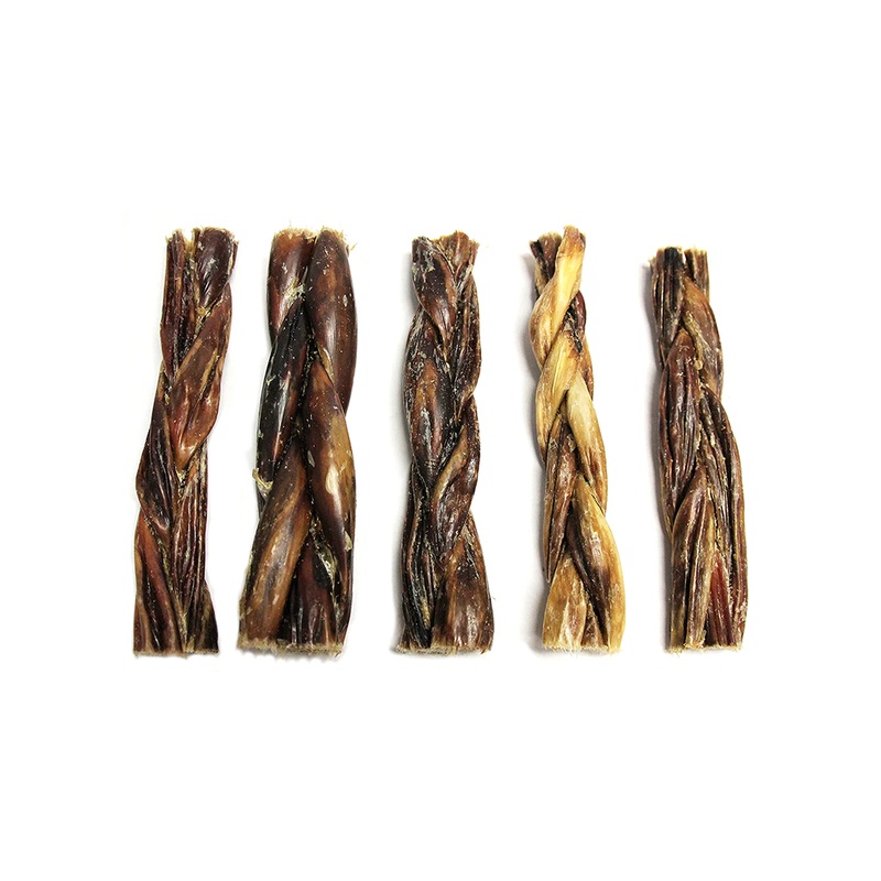 Tuesday's Natural Dog Company 6" Braided Beef Gullet