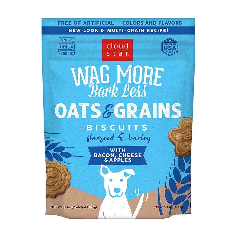 Wag More Bark Less Dog Biscuits - Bacon Cheese & Apples 3lb