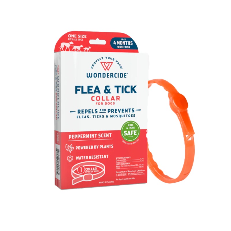 Wondercide Flea & Tick Collar for Dogs  with Natural Essential Oils