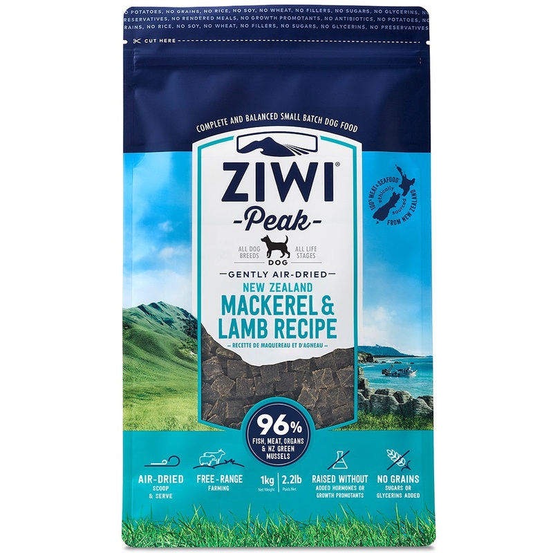 ZIWI Peak Air-Dried Mackerel & Lamb Dog Food 1lb