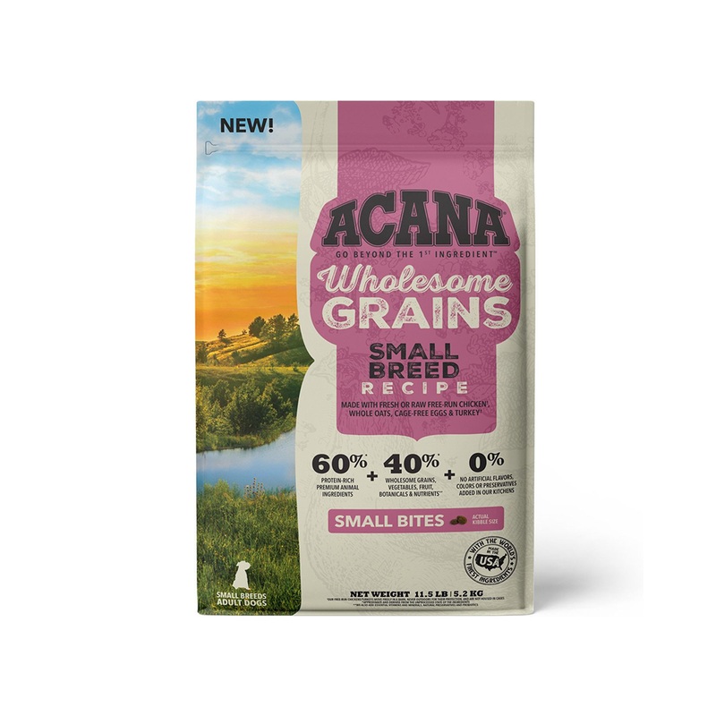 Acana Wholesome Grain Small Breed Dry Dog Food 4lb