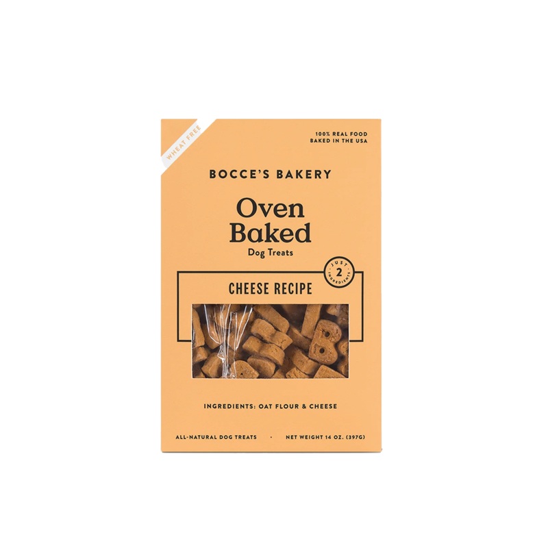 Bocce's Bakery Oven Baked Cheese Biscuits Dog Treats 14oz