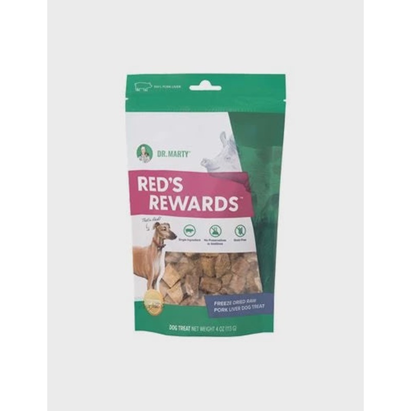 Dr. Marty Red's Reward Pork Liver Treat 4oz