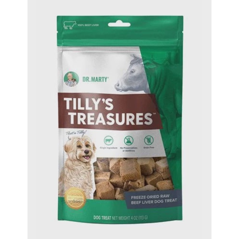 Dr. Marty Tilly's Treasure Beef Liver Treat 4oz