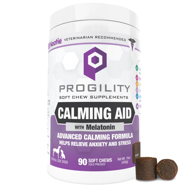 Nootie Progility Calming Aid Soft Chew Supplements for Dogs - 90ct