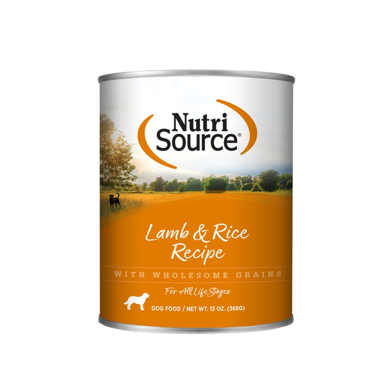 NutriSource Lamb & Rice Wet Dog Food 13oz