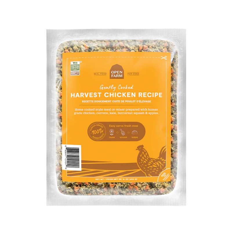 Open Farm Gently Cooked Harvest Chicken Dog Food 6lb