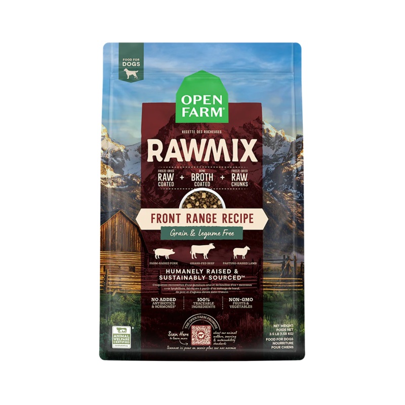 Open Farm RawMix Front Range Grain-Free Dry Dog Food 3.5lb