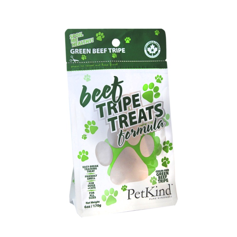PetKind Green Beef Tripe Treats 6oz