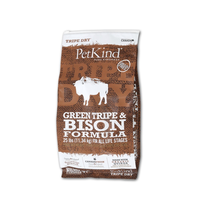 PetKind Tripe Dry Bison 25lb