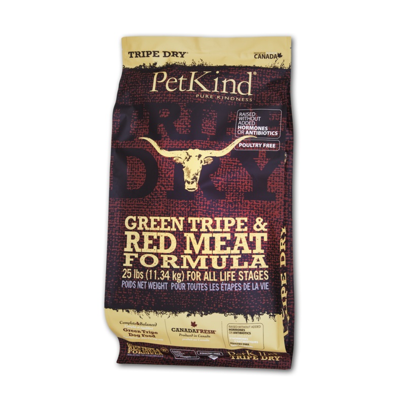 PetKind Tripe Dry Premium Red Meat 25lb