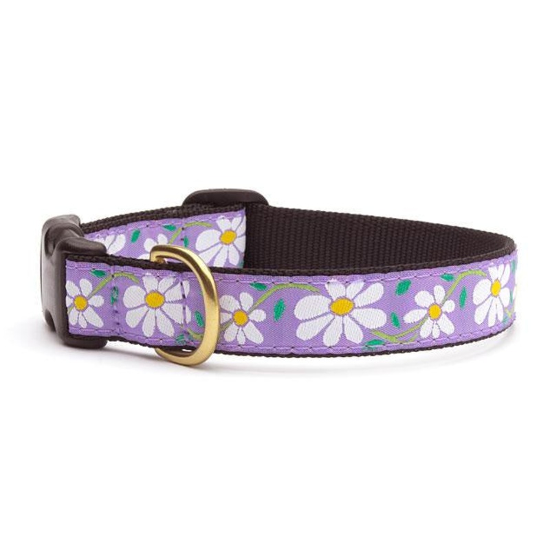 Up Country Purple Daisy Dog Collar