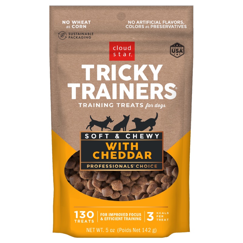 Cloud Star Tricky Trainers Soft & Chewy Cheddar Dog Treats 14oz