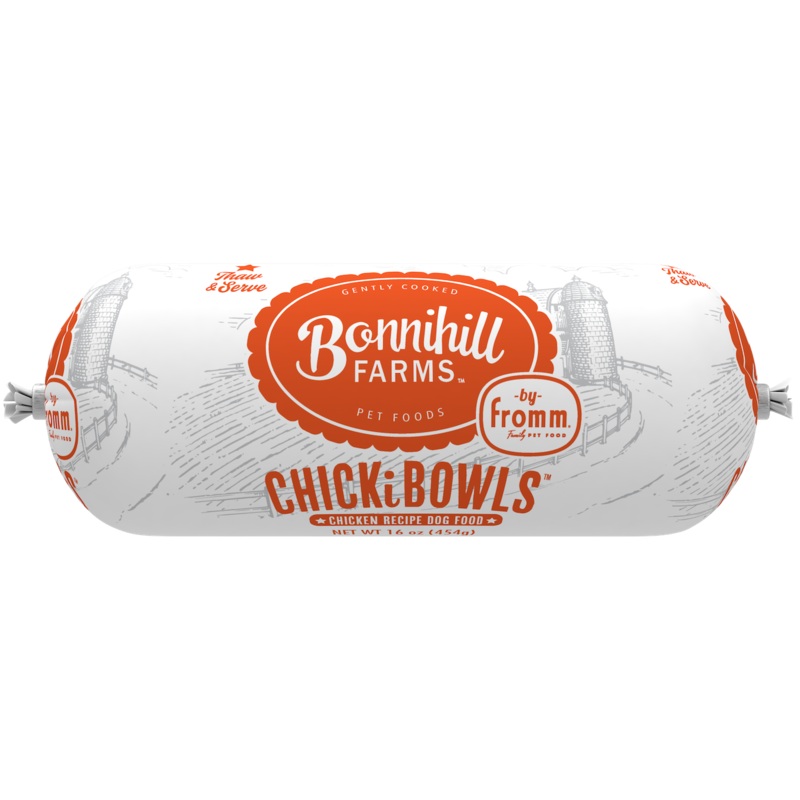 Fromm Gently Cooked Bonnihill Farms Chickibowl Chicken Recipe Frozen Dog Food 1lb