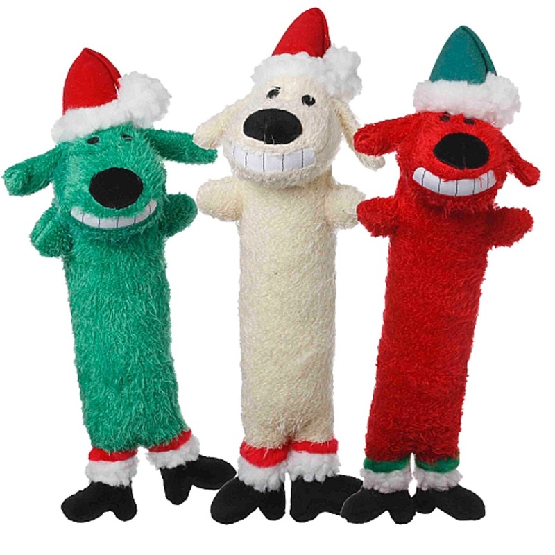 Multipet Loofa Santa Assorted Colors- 12"