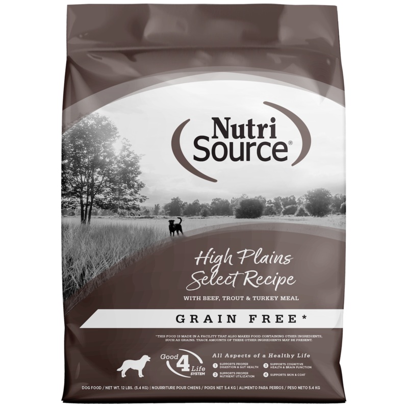 NutriSource Grain Free High Plains Select 12lbs