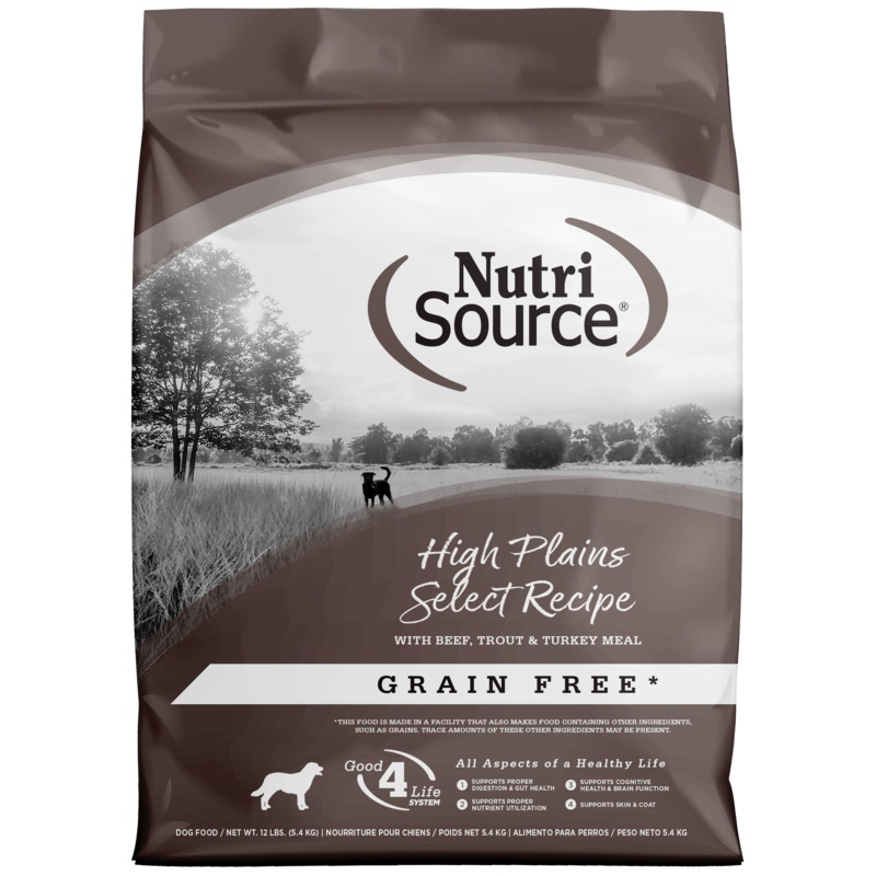 NutriSource Grain Free High Plains Select 26lbs
