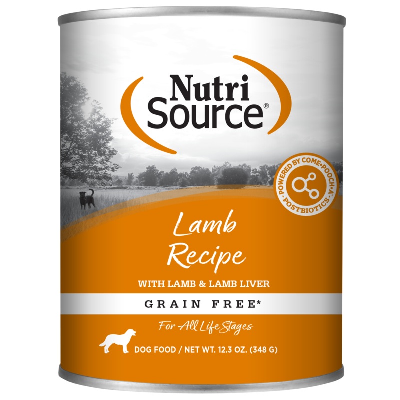 NutriSource Grain-Free Lamb Wet Dog Food 13oz
