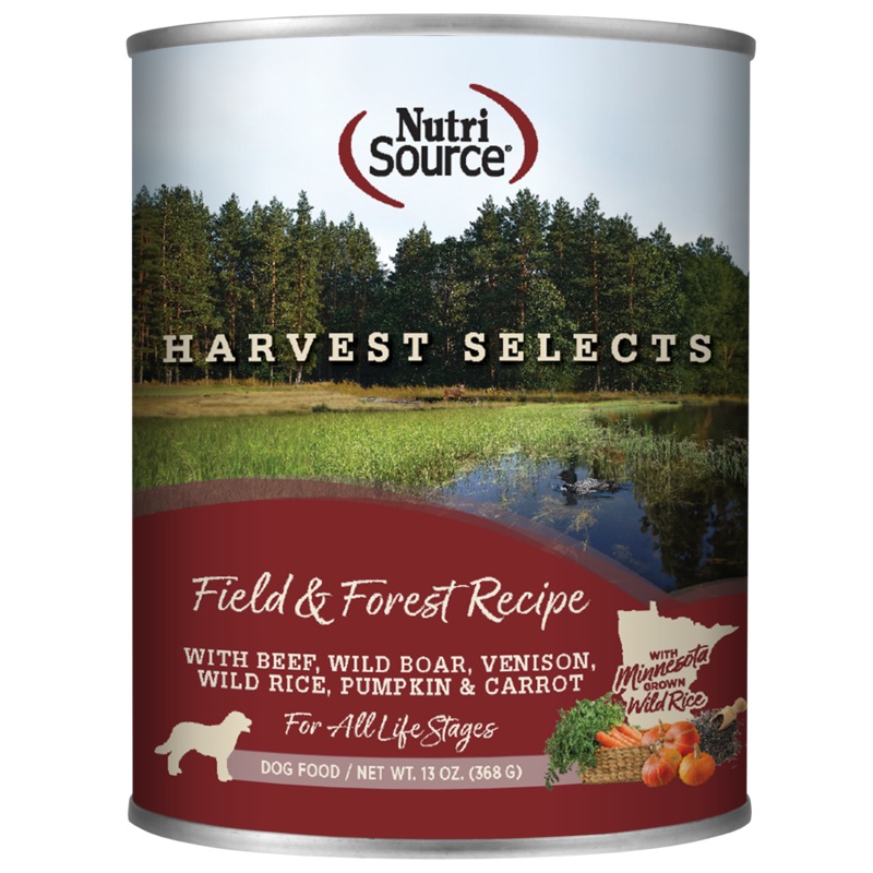 NutriSource Harvest Select Field & Forest Wet Dog Food 13oz